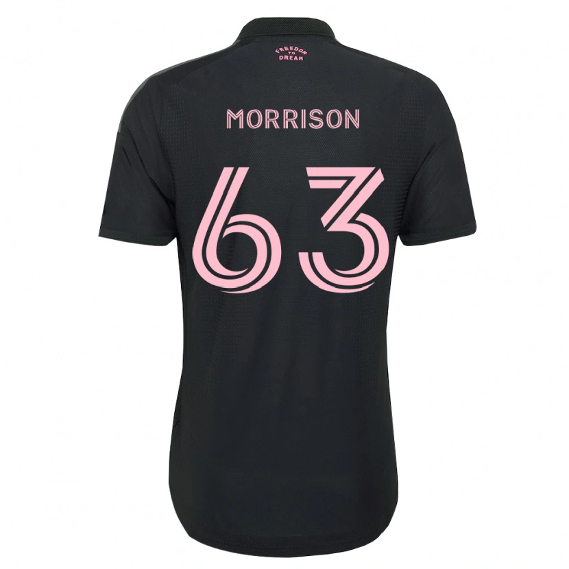 Danxen Dame Sloan Morrison #63 Rosa Svart Hvit Bortetrøye Drakt Trøye 2026/27 Skjorter T-Skjorte
