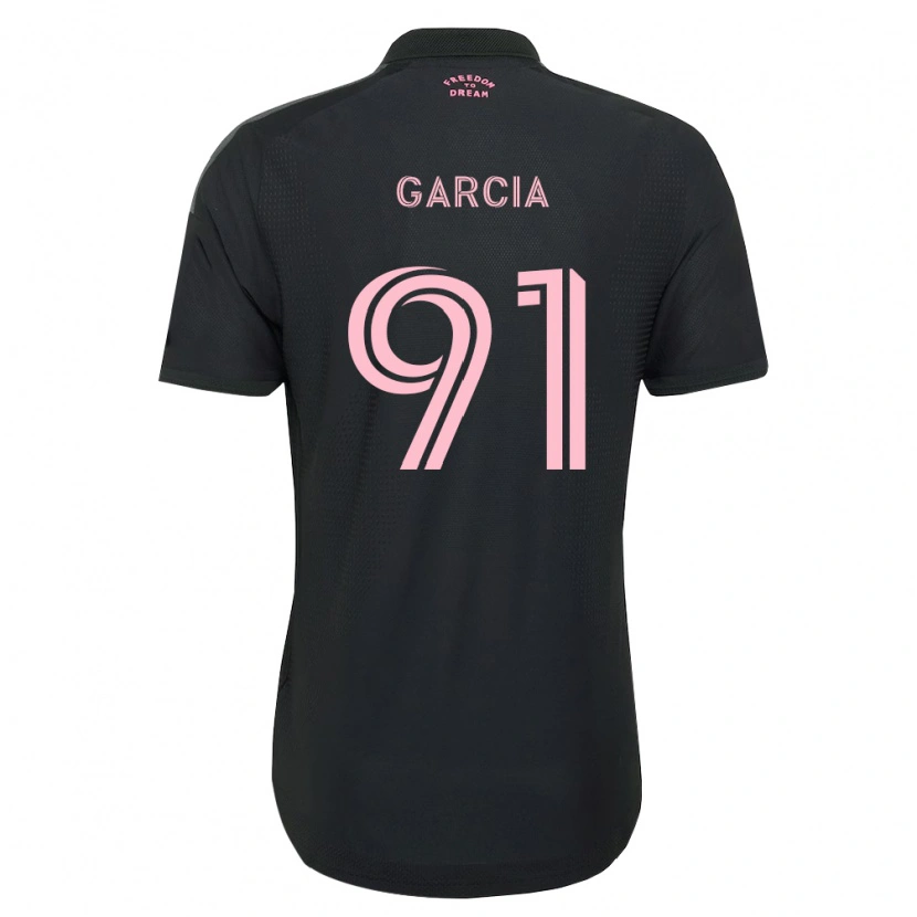Danxen Dame Lesther García #91 Rosa Svart Hvit Bortetrøye Drakt Trøye 2026/27 Skjorter T-Skjorte