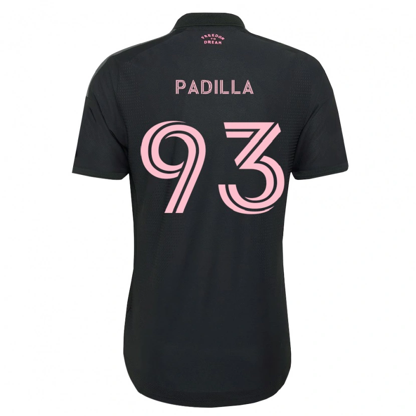 Danxen Dame Leandro Padilla #93 Rosa Svart Hvit Bortetrøye Drakt Trøye 2026/27 Skjorter T-Skjorte
