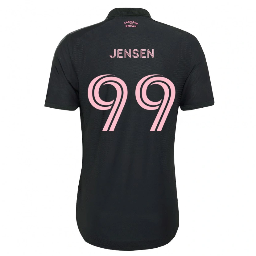 Danxen Dame Cole Jensen #99 Rosa Svart Hvit Bortetrøye Drakt Trøye 2026/27 Skjorter T-Skjorte