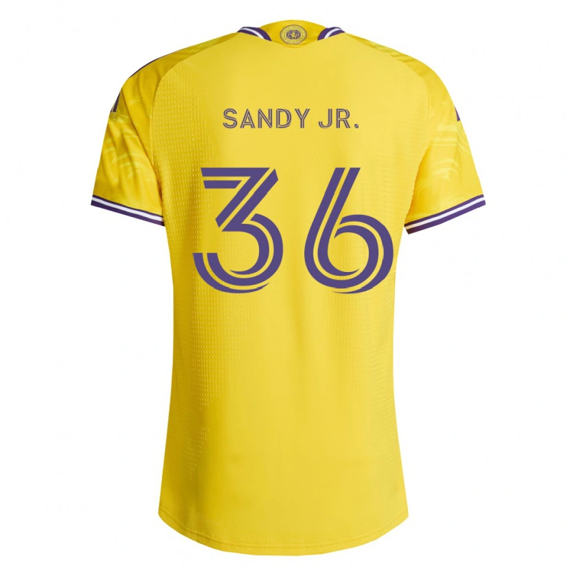 Danxen Dame Titus Sandy Jr. #36 Gul Lilla Bortetrøye Drakt Trøye 2026/27 Skjorter T-Skjorte