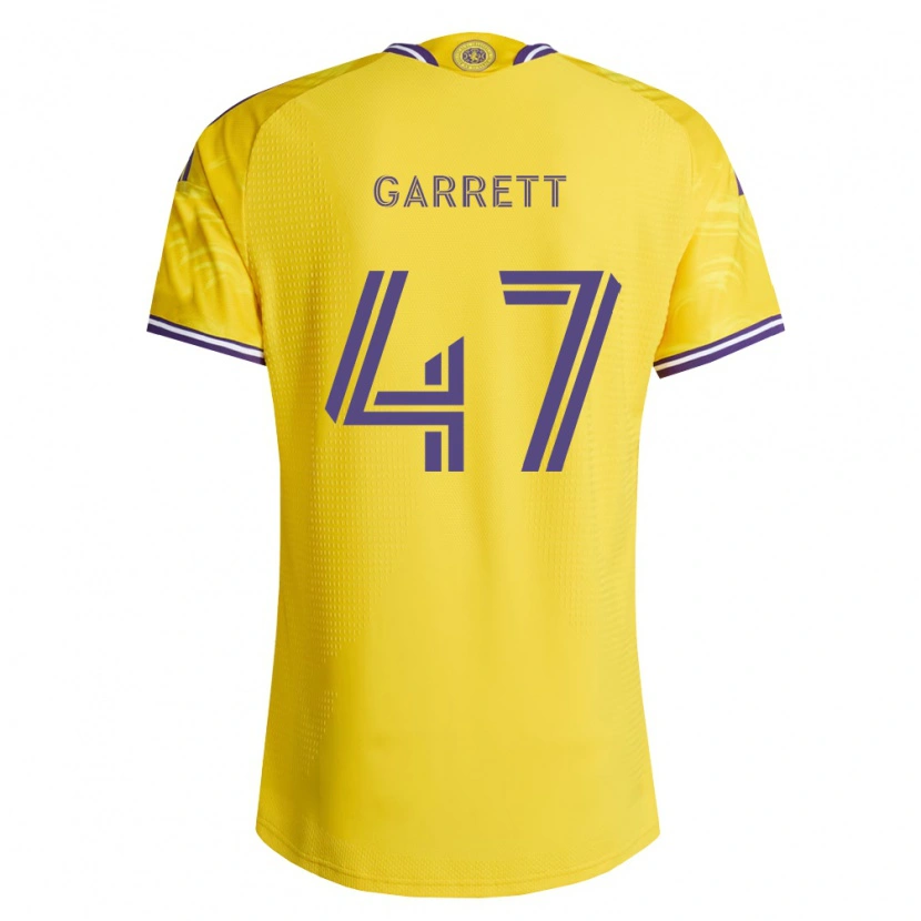 Danxen Dame Ian Garrett #47 Gul Lilla Bortetrøye Drakt Trøye 2026/27 Skjorter T-Skjorte