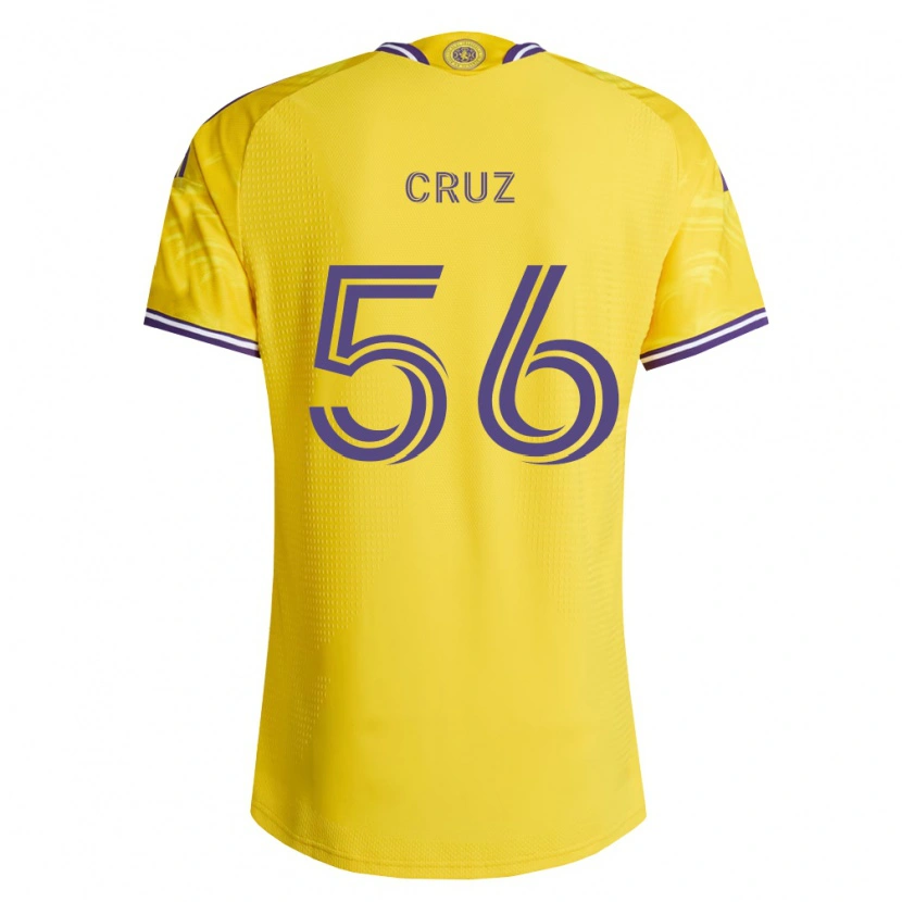 Danxen Dame Pedro Cruz #56 Gul Lilla Bortetrøye Drakt Trøye 2026/27 Skjorter T-Skjorte