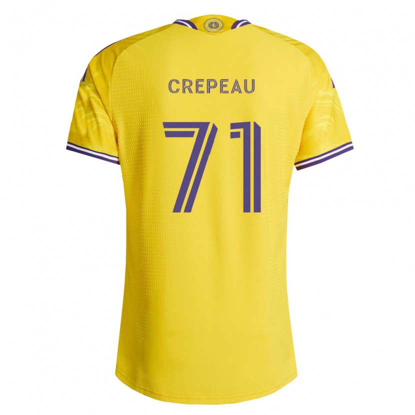 Danxen Dame Maxime Crépeau #71 Gul Lilla Bortetrøye Drakt Trøye 2026/27 Skjorter T-Skjorte