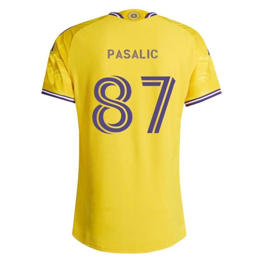 Danxen Dame Marco Pašalić #87 Gul Lilla Bortetrøye Drakt Trøye 2026/27 Skjorter T-Skjorte