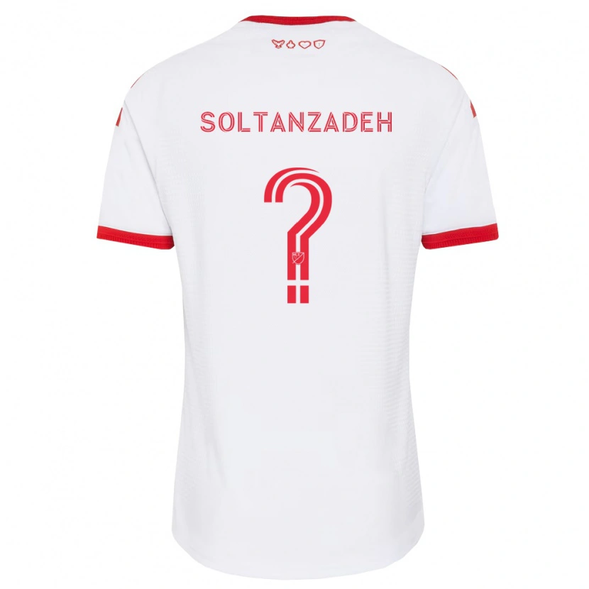 Danxen Dame Shayan Soltanzadeh #0 Hvit Rød Svart Bortetrøye Drakt Trøye 2026/27 Skjorter T-Skjorte