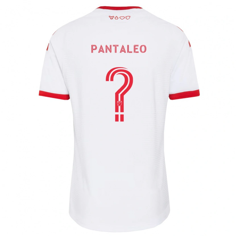 Danxen Dame Adamo Pantaleo #0 Hvit Rød Svart Bortetrøye Drakt Trøye 2026/27 Skjorter T-Skjorte