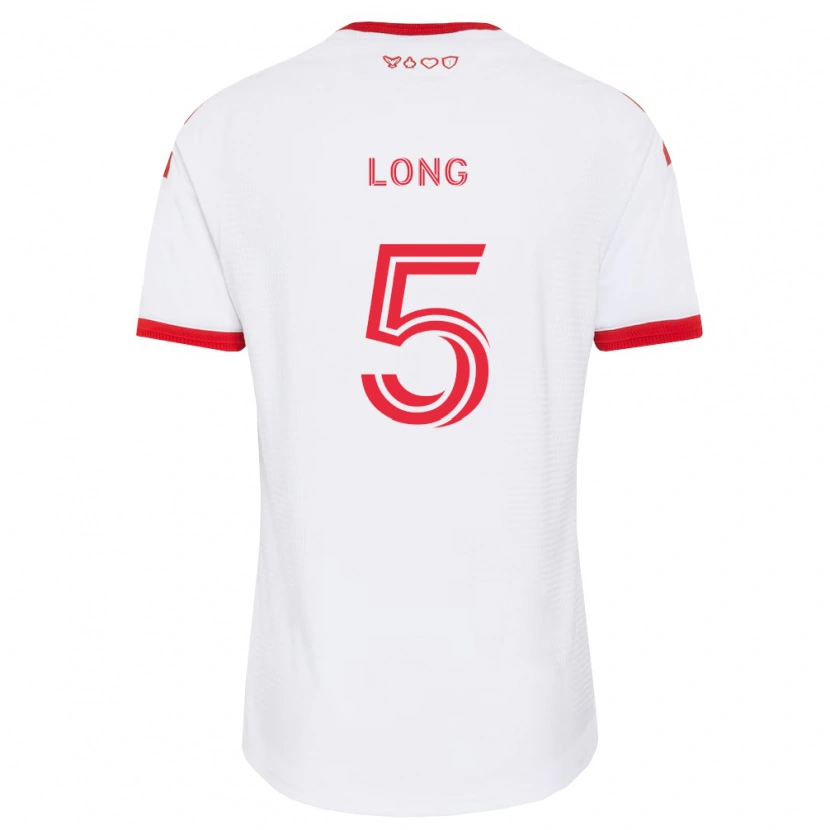 Danxen Dame Kevin Long #5 Hvit Rød Svart Bortetrøye Drakt Trøye 2026/27 Skjorter T-Skjorte