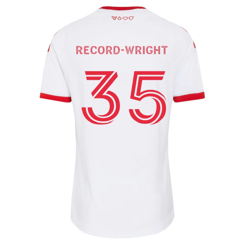 Danxen Dame Kemari Record-Wright #35 Hvit Rød Svart Bortetrøye Drakt Trøye 2026/27 Skjorter T-Skjorte