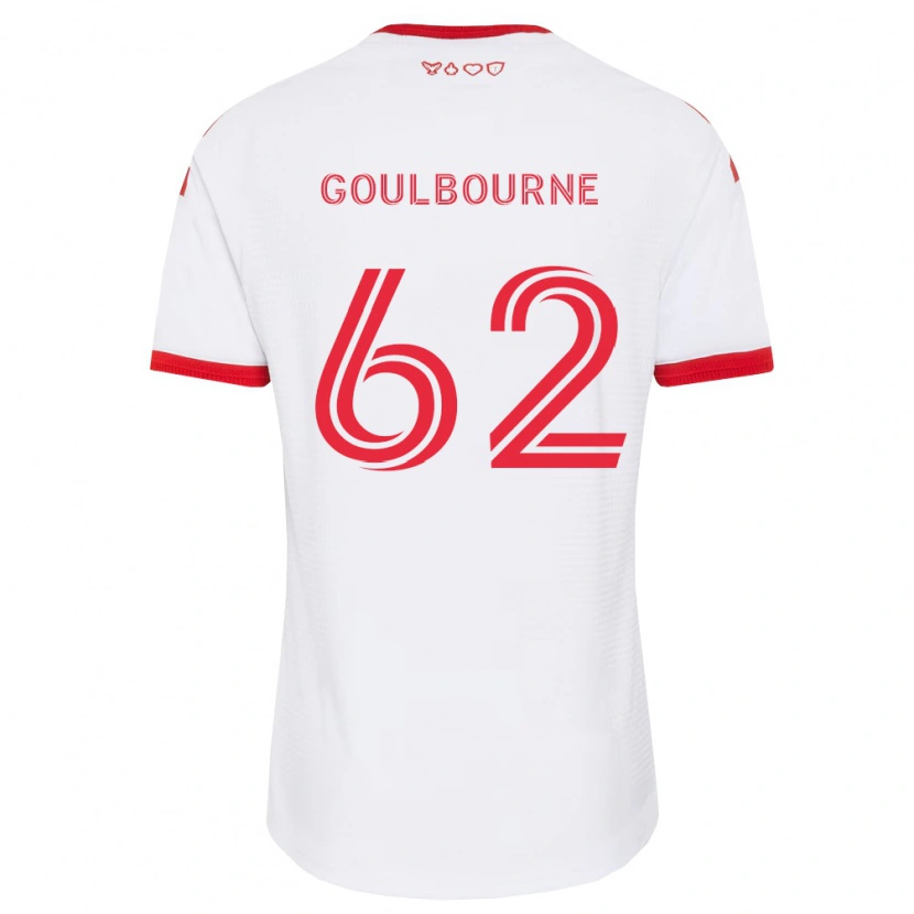 Danxen Dame Rohan Goulbourne #62 Hvit Rød Svart Bortetrøye Drakt Trøye 2026/27 Skjorter T-Skjorte