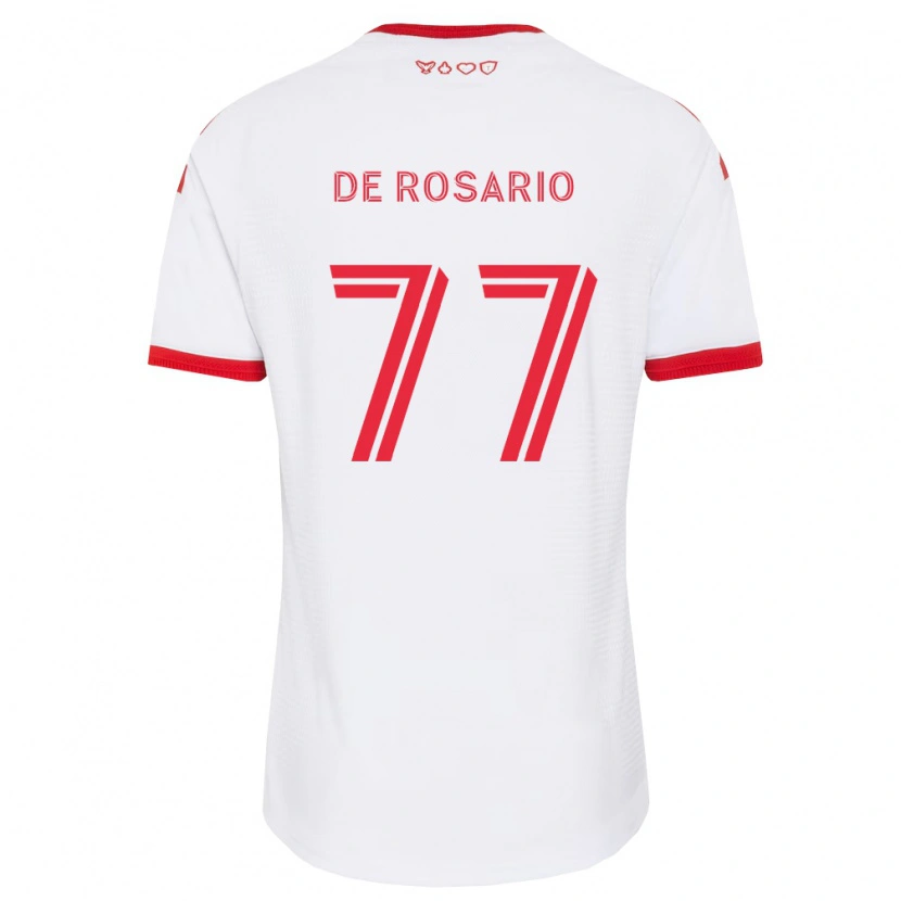 Danxen Dame Adisa De Rosario #77 Hvit Rød Svart Bortetrøye Drakt Trøye 2026/27 Skjorter T-Skjorte