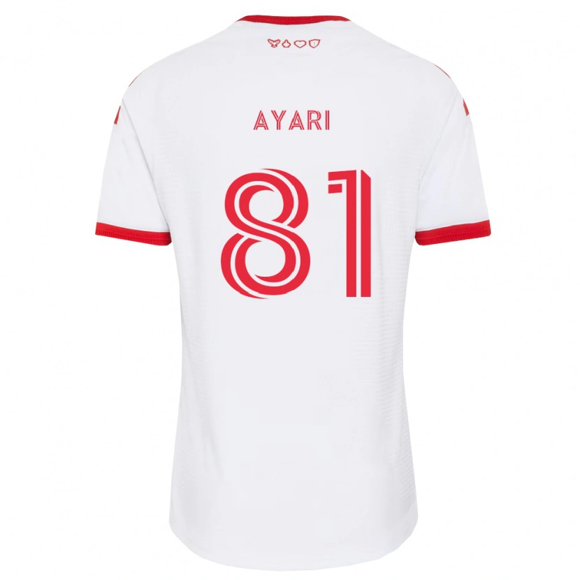 Danxen Dame Hassan Ayari #81 Hvit Rød Svart Bortetrøye Drakt Trøye 2026/27 Skjorter T-Skjorte