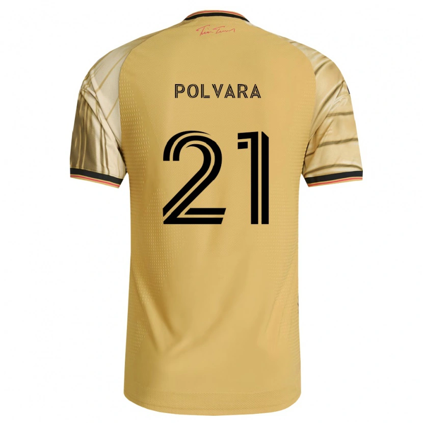 Danxen Dame Dante Polvara #21 Brun Gul Svart Bortetrøye Drakt Trøye 2026/27 Skjorter T-Skjorte