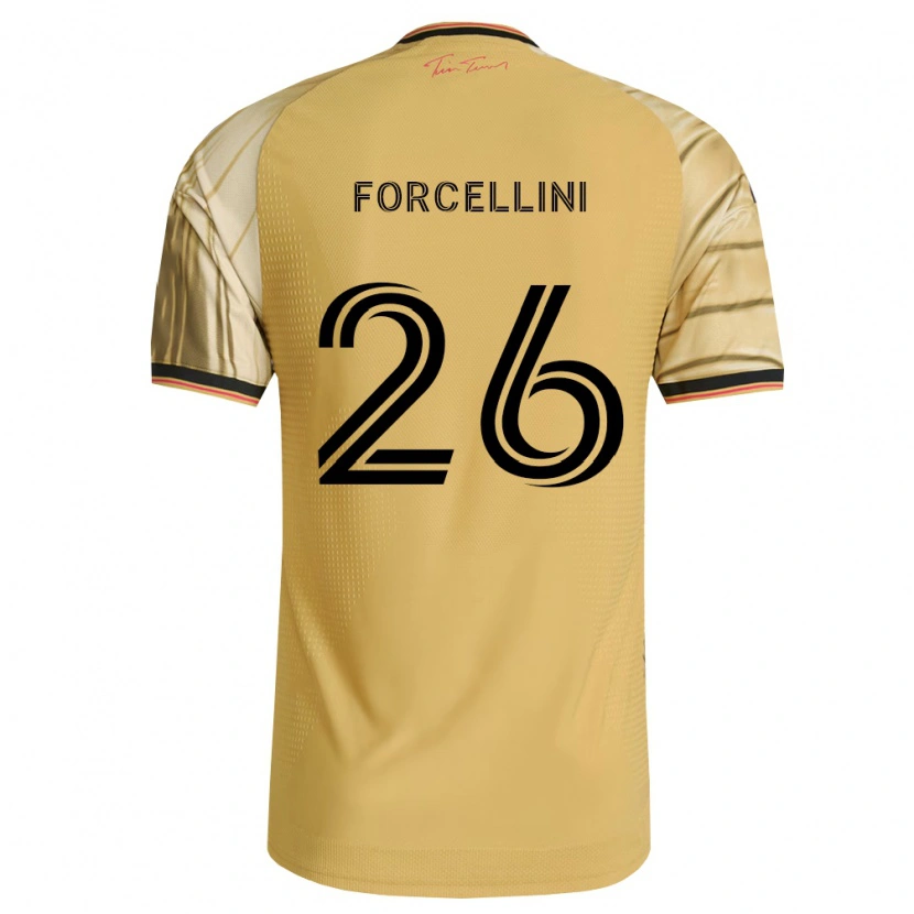 Danxen Dame Cooper Forcellini #26 Brun Gul Svart Bortetrøye Drakt Trøye 2026/27 Skjorter T-Skjorte