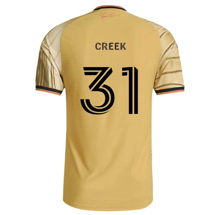 Danxen Dame Michael Creek #31 Brun Gul Svart Bortetrøye Drakt Trøye 2026/27 Skjorter T-Skjorte