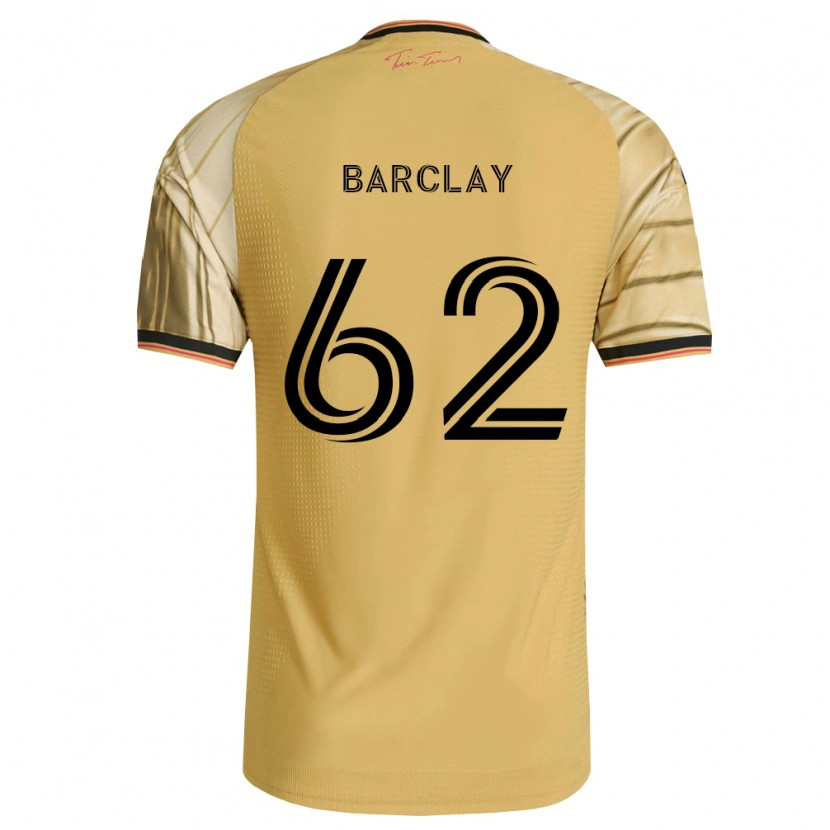 Danxen Dame Jemone Barclay #62 Brun Gul Svart Bortetrøye Drakt Trøye 2026/27 Skjorter T-Skjorte