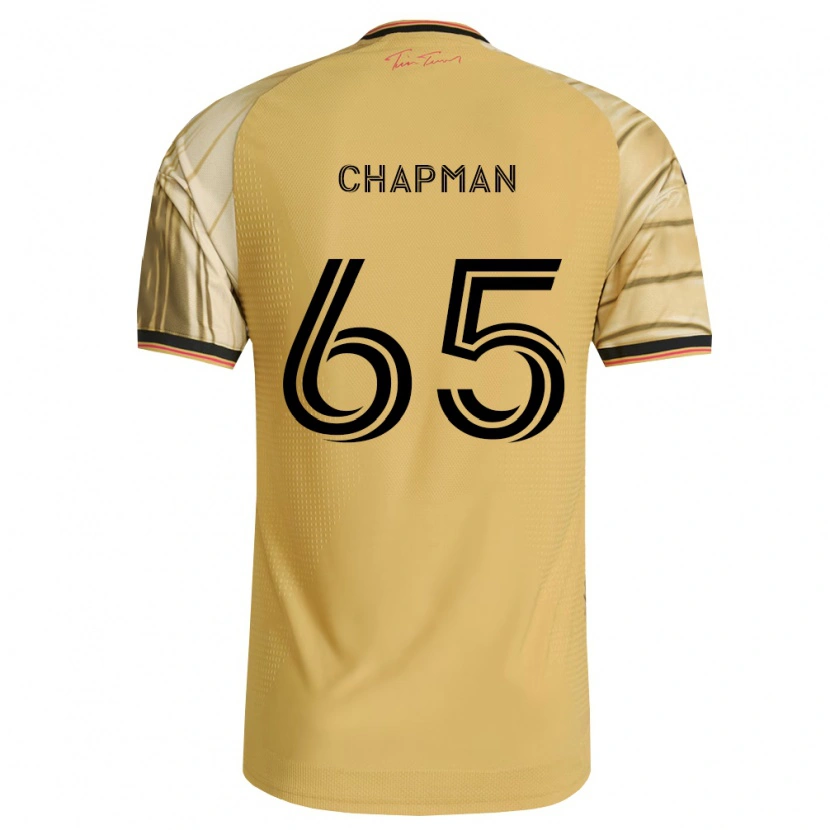 Danxen Dame Owen Chapman #65 Brun Gul Svart Bortetrøye Drakt Trøye 2026/27 Skjorter T-Skjorte