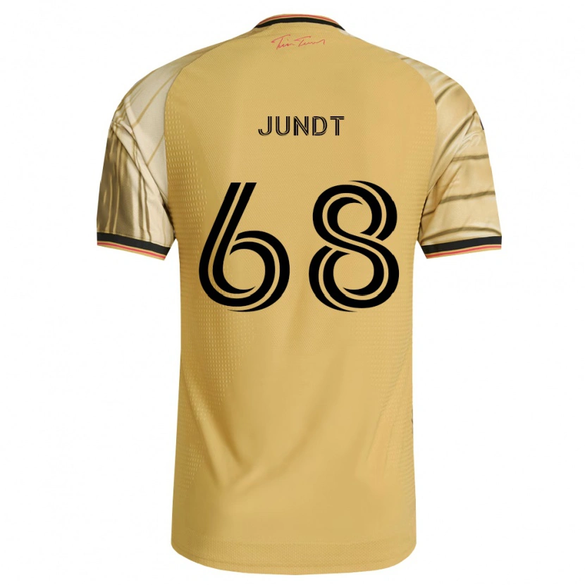 Danxen Dame Alexander Jundt #68 Brun Gul Svart Bortetrøye Drakt Trøye 2026/27 Skjorter T-Skjorte