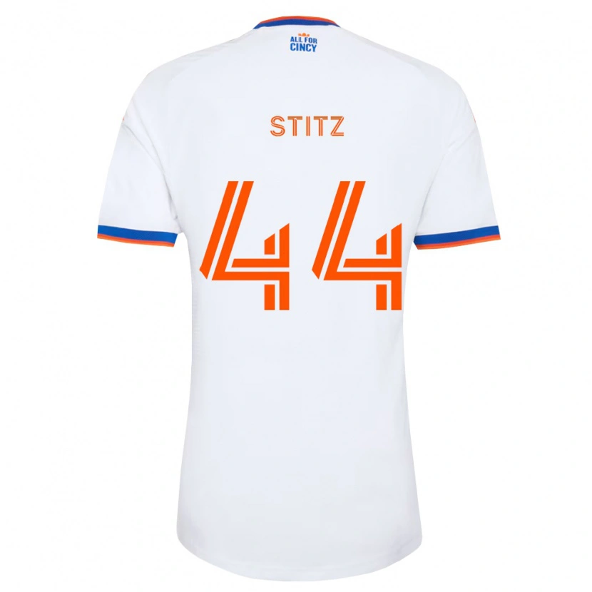 Danxen Dame Ben Stitz #44 Hvit Marineblå Oransje Bortetrøye Drakt Trøye 2026/27 Skjorter T-Skjorte