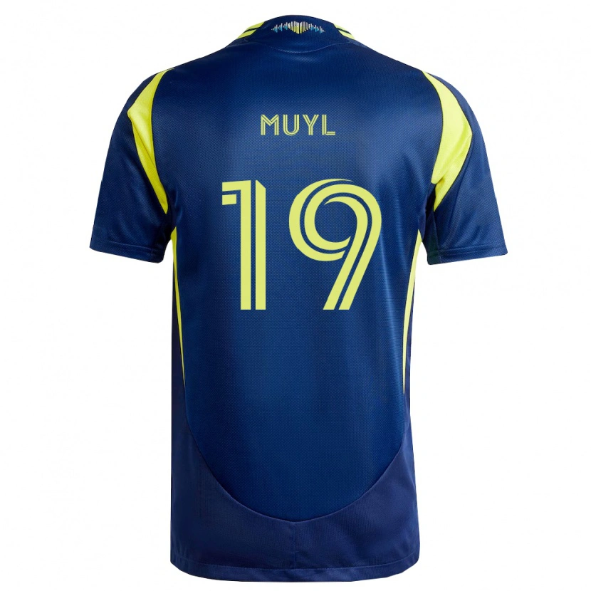 Danxen Dame Alex Muyl #19 Gul Marineblå Bortetrøye Drakt Trøye 2026/27 Skjorter T-Skjorte