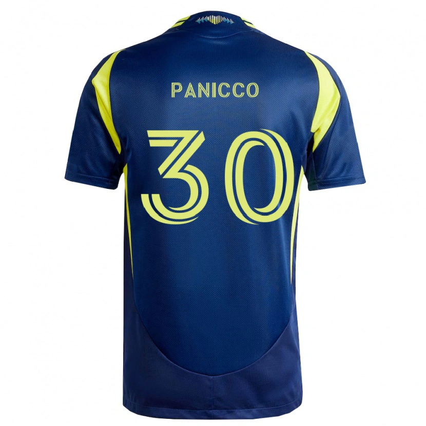 Danxen Dame Elliot Panicco #30 Gul Marineblå Bortetrøye Drakt Trøye 2026/27 Skjorter T-Skjorte