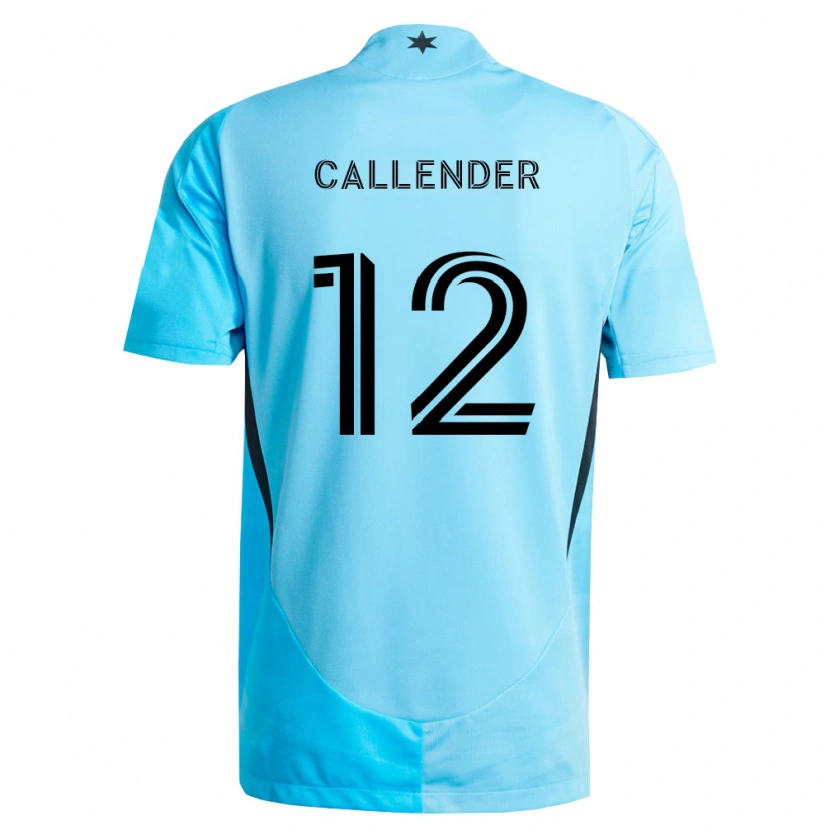 Danxen Dame Drake Callender #12 Lyseblå Svart Bortetrøye Drakt Trøye 2026/27 Skjorter T-Skjorte
