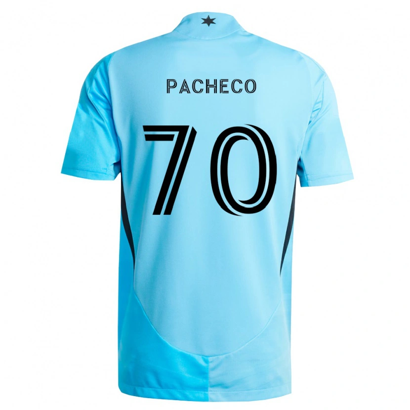 Danxen Dame Diogo Pacheco #70 Lyseblå Svart Bortetrøye Drakt Trøye 2026/27 Skjorter T-Skjorte