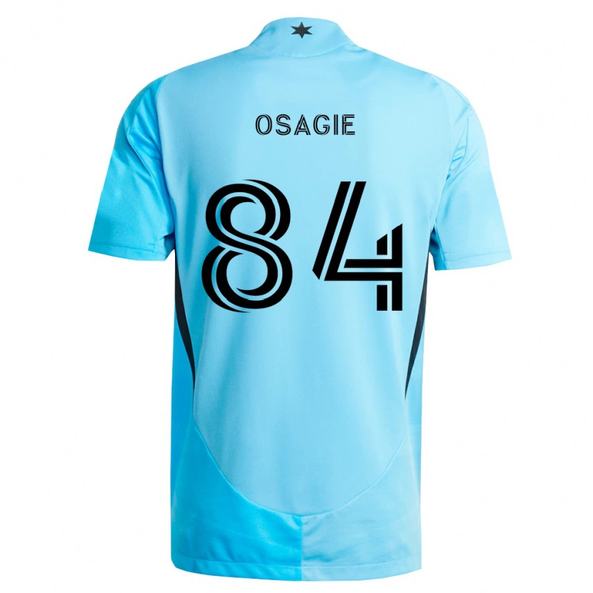Danxen Dame Nosazena Osagie #84 Lyseblå Svart Bortetrøye Drakt Trøye 2026/27 Skjorter T-Skjorte