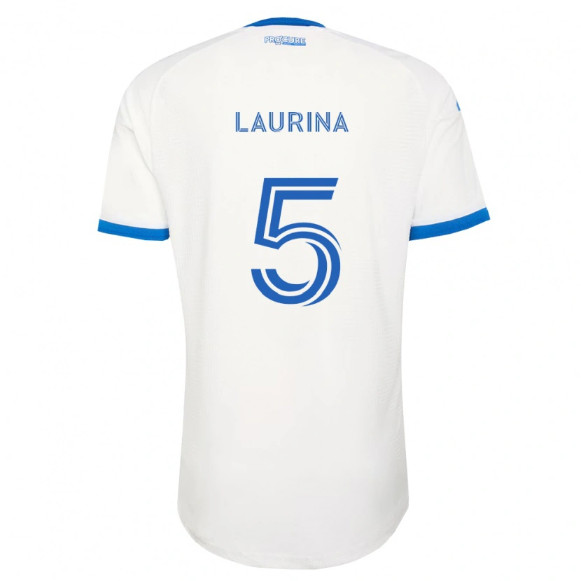Danxen Dame Bilombo Laurina #5 Himmel Blå Hvit Bortetrøye Drakt Trøye 2026/27 Skjorter T-Skjorte