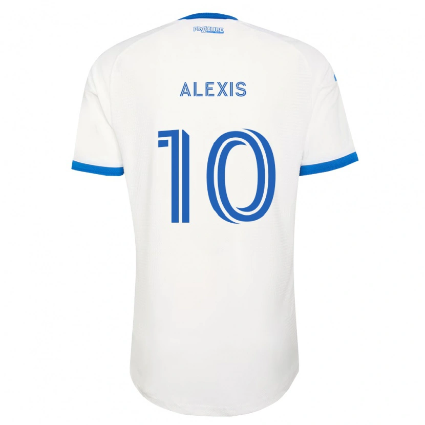 Danxen Dame Alexis Sánchez #10 Himmel Blå Hvit Bortetrøye Drakt Trøye 2026/27 Skjorter T-Skjorte