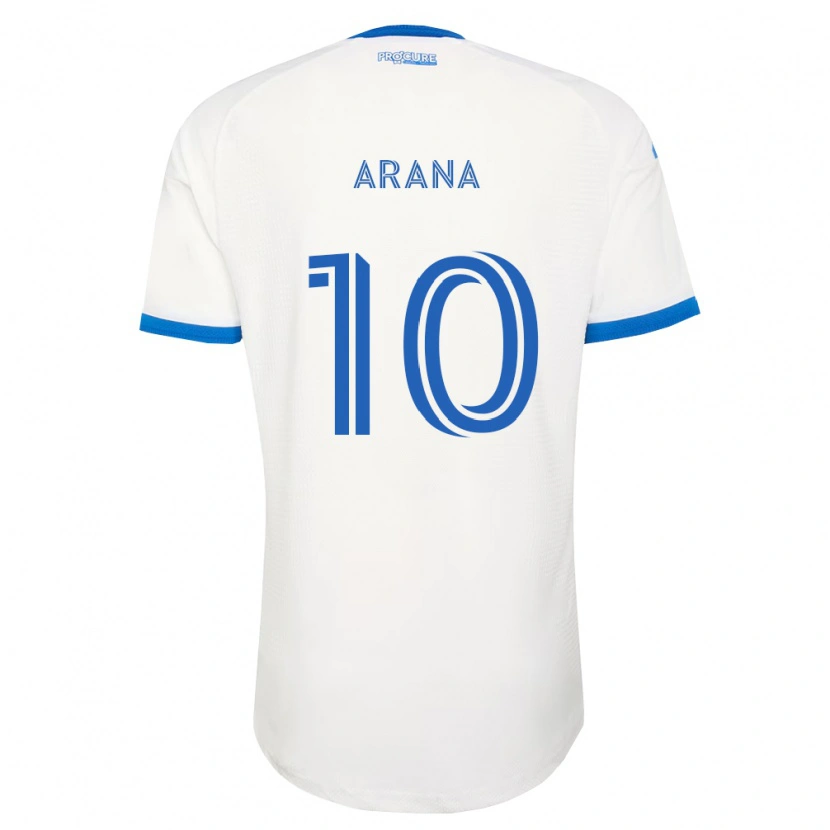 Danxen Dame Patrick Arana #10 Himmel Blå Hvit Bortetrøye Drakt Trøye 2026/27 Skjorter T-Skjorte