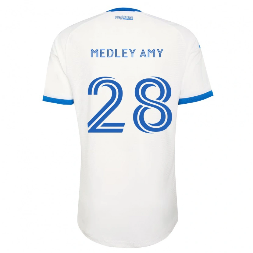 Danxen Dame Medley Amy #28 Himmel Blå Hvit Bortetrøye Drakt Trøye 2026/27 Skjorter T-Skjorte