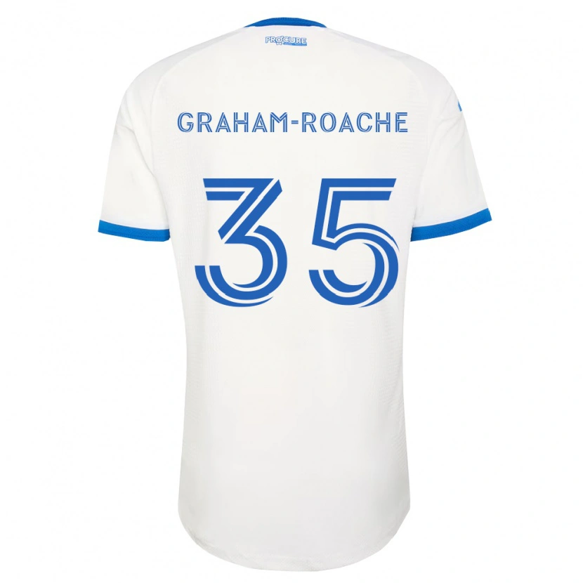 Danxen Dame Owen Graham-Roache #35 Himmel Blå Hvit Bortetrøye Drakt Trøye 2026/27 Skjorter T-Skjorte