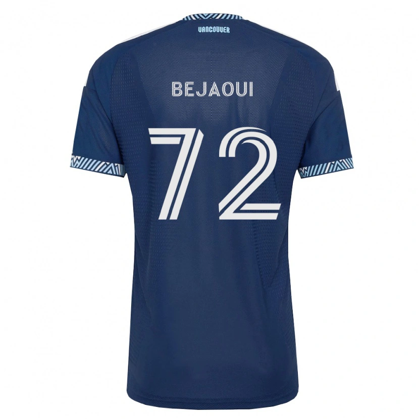 Danxen Dame Aiden Bejaoui #72 Dyp Blå Hvit Bortetrøye Drakt Trøye 2026/27 Skjorter T-Skjorte