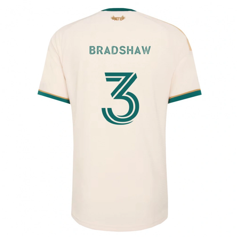 Danxen Dame Jalani Bradshaw #3 Champagne Grønn Bortetrøye Drakt Trøye 2026/27 Skjorter T-Skjorte