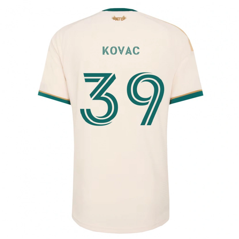 Danxen Dame Arif Kovac #39 Champagne Grønn Bortetrøye Drakt Trøye 2026/27 Skjorter T-Skjorte