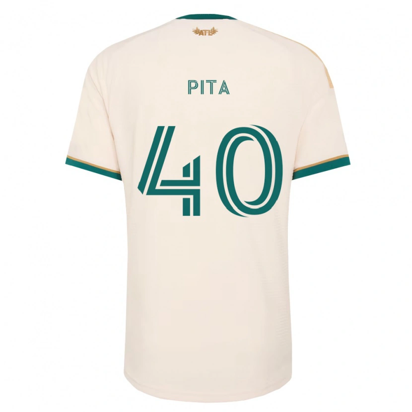 Danxen Dame Santiago Pita #40 Champagne Grønn Bortetrøye Drakt Trøye 2026/27 Skjorter T-Skjorte