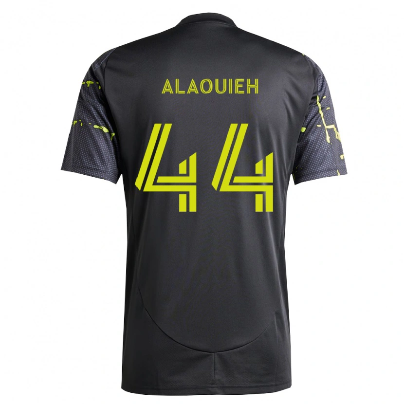 Danxen Dame Anthony Alaouieh #44 Fluorescerende Gul Svart Bortetrøye Drakt Trøye 2026/27 Skjorter T-Skjorte