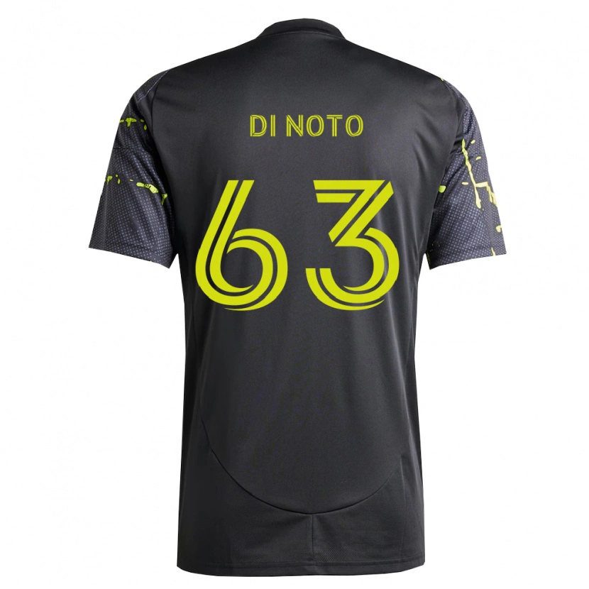Danxen Dame Gianmarco Di Noto #63 Fluorescerende Gul Svart Bortetrøye Drakt Trøye 2026/27 Skjorter T-Skjorte