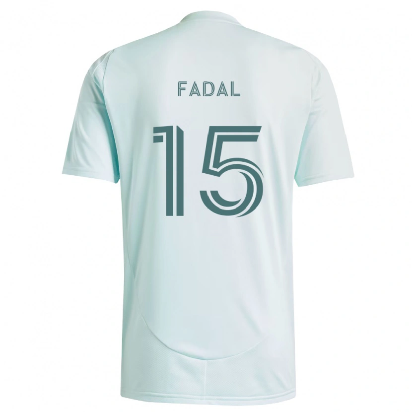 Danxen Dame Ali Fadal #15 Hvit Lys Grønn Bortetrøye Drakt Trøye 2026/27 Skjorter T-Skjorte