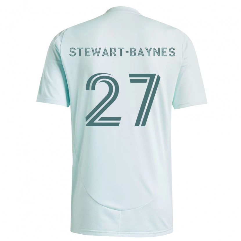 Danxen Dame Kimani Stewart-Baynes #27 Hvit Lys Grønn Bortetrøye Drakt Trøye 2026/27 Skjorter T-Skjorte