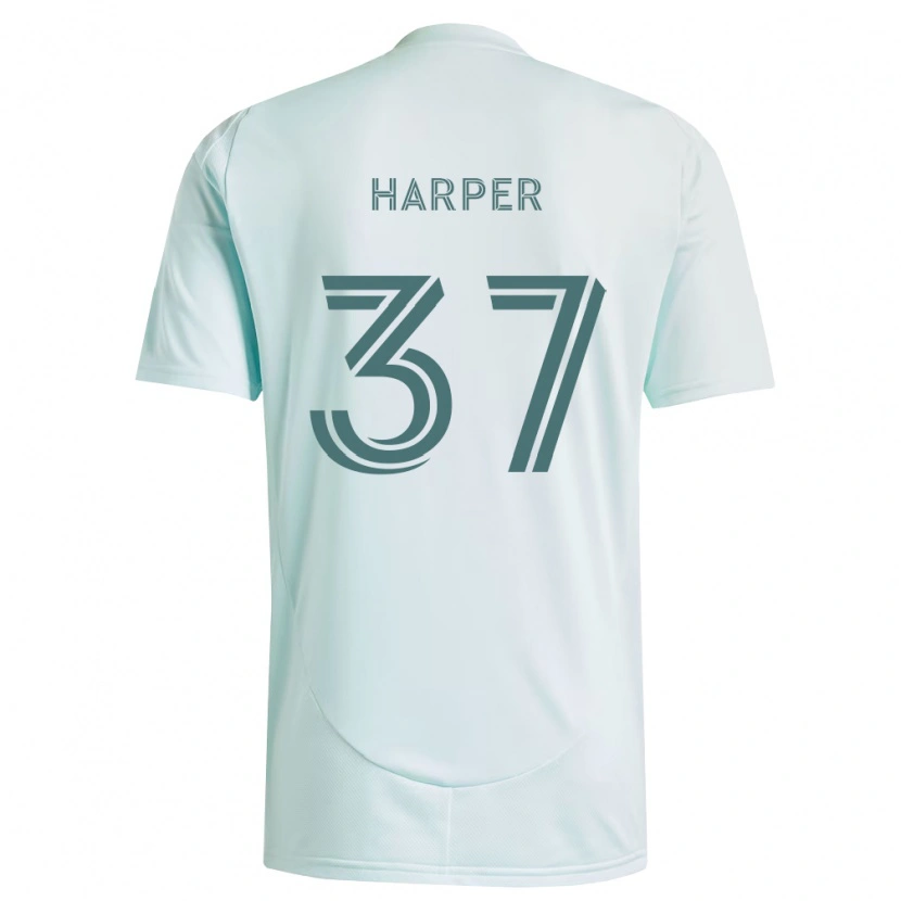 Danxen Dame Charlie Harper #37 Hvit Lys Grønn Bortetrøye Drakt Trøye 2026/27 Skjorter T-Skjorte