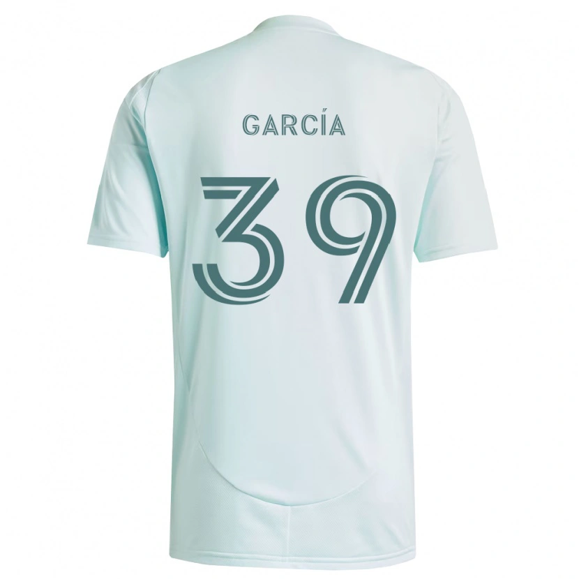 Danxen Dame Luis García #39 Hvit Lys Grønn Bortetrøye Drakt Trøye 2026/27 Skjorter T-Skjorte