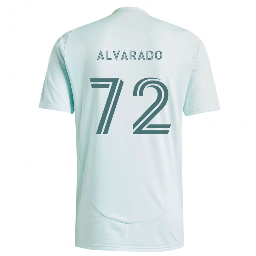 Danxen Dame Miguel Alvarado #72 Hvit Lys Grønn Bortetrøye Drakt Trøye 2026/27 Skjorter T-Skjorte