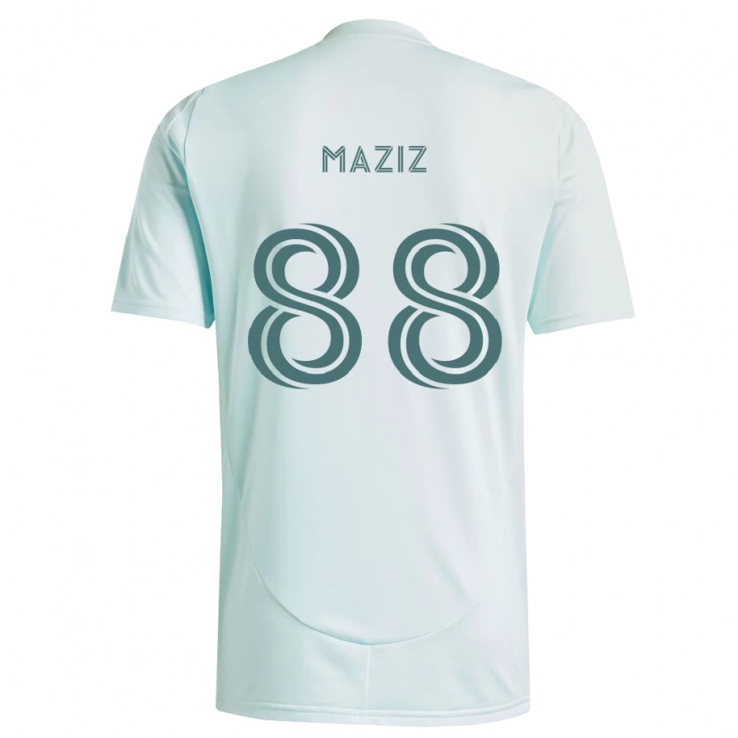 Danxen Dame Youssef Maziz #88 Hvit Lys Grønn Bortetrøye Drakt Trøye 2026/27 Skjorter T-Skjorte