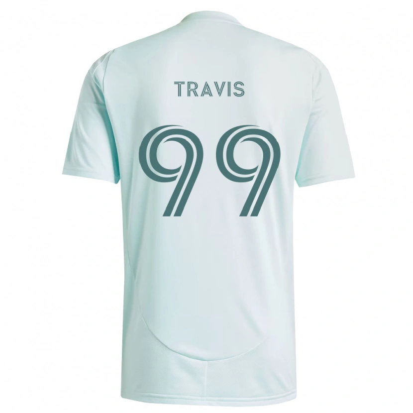 Danxen Dame Jackson Travis #99 Hvit Lys Grønn Bortetrøye Drakt Trøye 2026/27 Skjorter T-Skjorte
