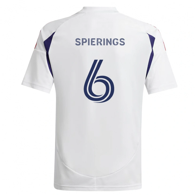Danxen Dame Stijn Spierings #6 Kongelig Blå Rød Brun Bortetrøye Drakt Trøye 2026/27 Skjorter T-Skjorte