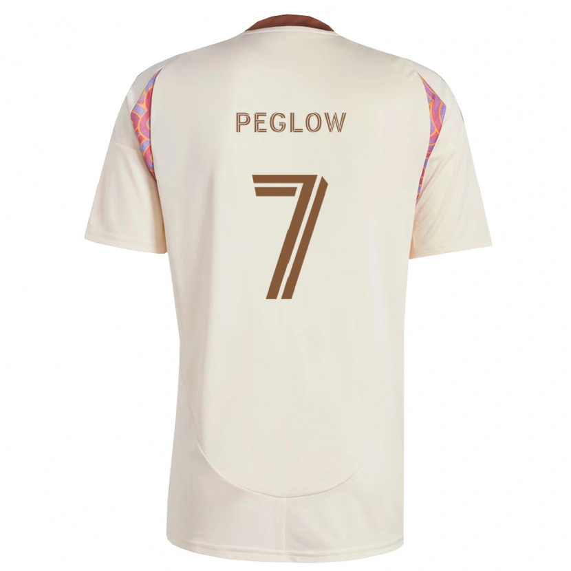 Danxen Dame João Gabriel Martins Peglow #7 Off-White Rosa Bortetrøye Drakt Trøye 2026/27 Skjorter T-Skjorte
