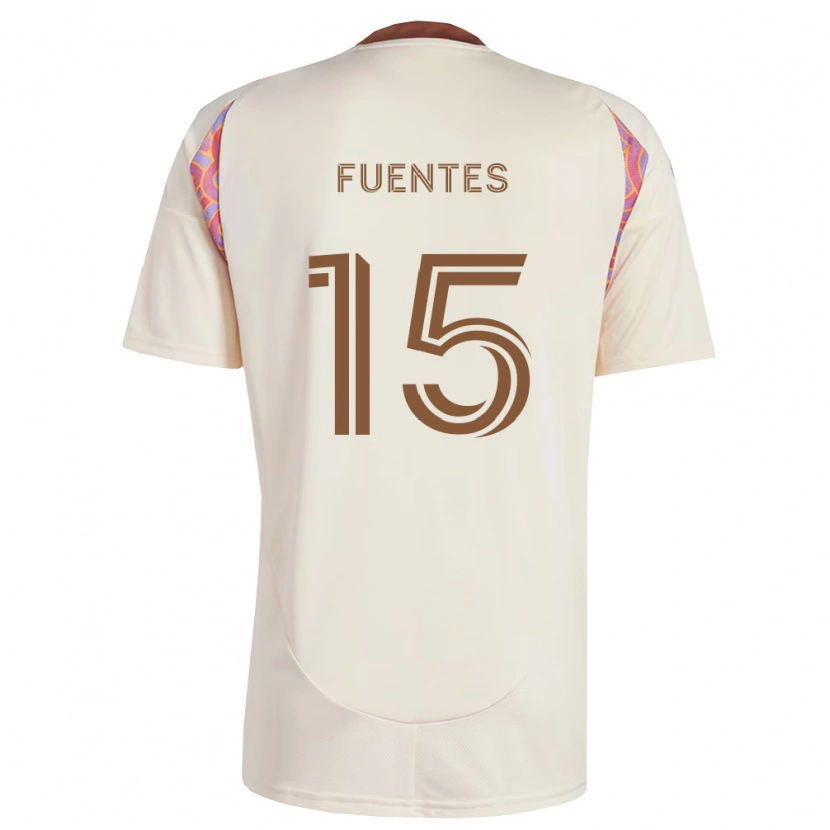 Danxen Dame Gabriel Fuentes #15 Off-White Rosa Bortetrøye Drakt Trøye 2026/27 Skjorter T-Skjorte