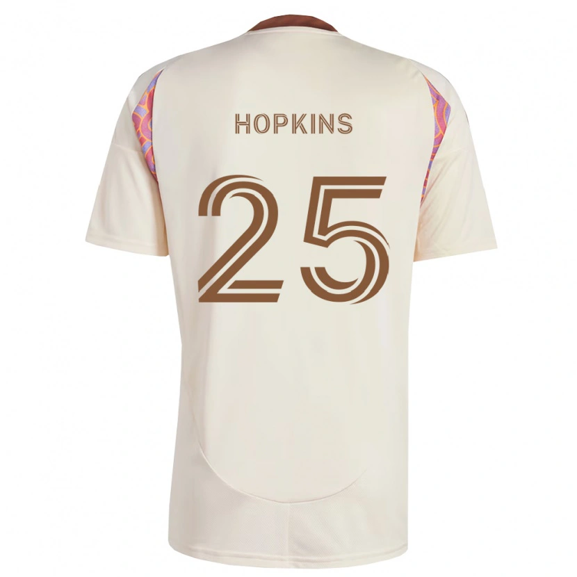 Danxen Dame Jackson Hopkins #25 Off-White Rosa Bortetrøye Drakt Trøye 2026/27 Skjorter T-Skjorte